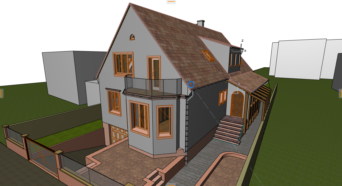 Modélisation complète des bâtiments projetés et existants