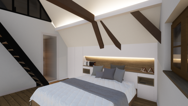 Réhabilitation d'un appartement à Riquewihr