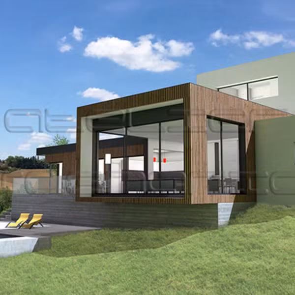Construction durable sur terrain en pente en Alsace