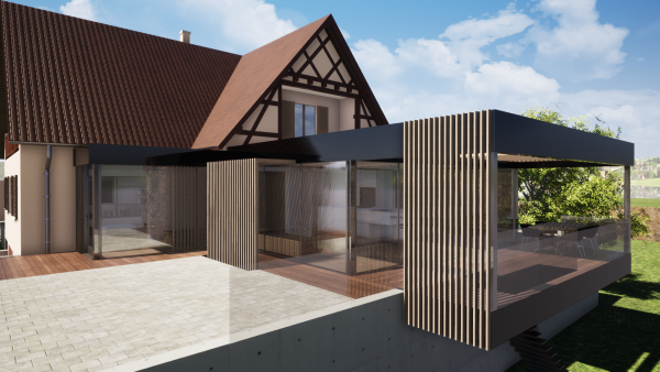 Olivier Nicolas Conception - Architecte extension maison à Horbourg-Wihr près de Colmar (Haut-Rhin)